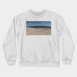 Ocean City Beach Photo From Drone Crewneck Sweatshirt